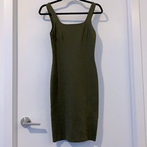 3 for $15 | Army Green Bodycon Midi Dress